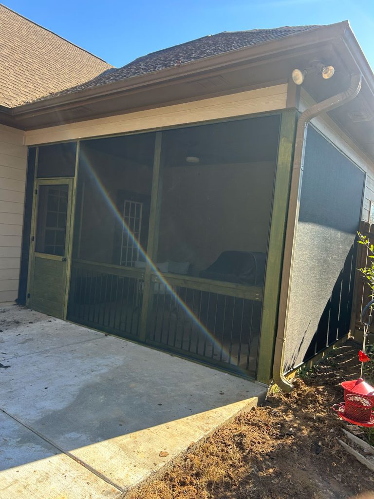 Outside of a Porch in Alabaster Alabama | Firehouse Home Renovations